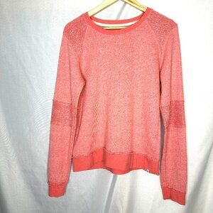 Skate Surf Streetwear Volcom womens textured knit, raw edge crewneck, size M